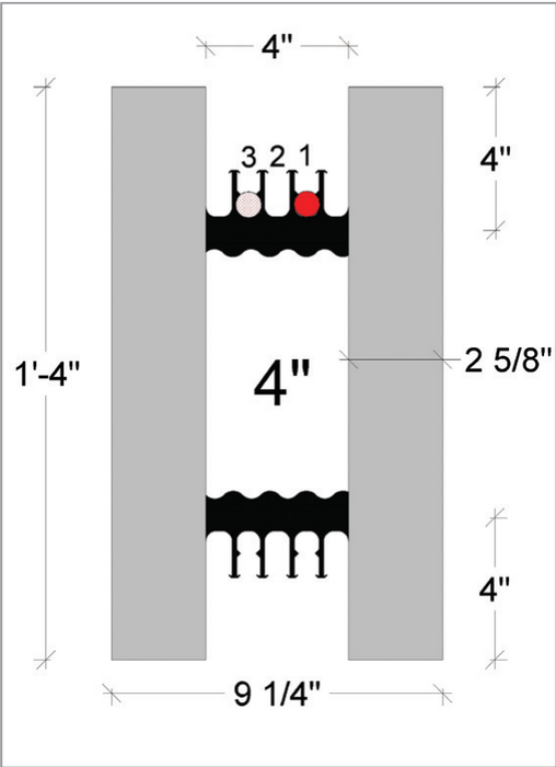 FoxBlocks® Insulated Concrete Form Straight Block 4